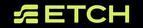 ETCH logo in yellow and black design